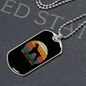 Britanny Mom Dog Necklace Stainless Steel or 18k Gold Dog Tag 24" Chain-Express Your Love Gifts