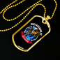 Brotherhood Of First Responders Firefighter Gift Stainless Steel or 18k Gold Dog Tag 24" Chain-Express Your Love Gifts