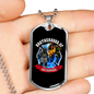 Brotherhood Of First Responders Firefighter Gift Stainless Steel or 18k Gold Dog Tag 24" Chain-Express Your Love Gifts