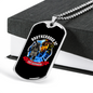 Brotherhood Of First Responders Firefighter Gift Stainless Steel or 18k Gold Dog Tag 24" Chain-Express Your Love Gifts