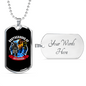 Brotherhood Of First Responders Firefighter Gift Stainless Steel or 18k Gold Dog Tag 24" Chain-Express Your Love Gifts