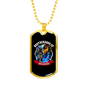 Brotherhood Of First Responders Firefighter Gift Stainless Steel or 18k Gold Dog Tag 24" Chain-Express Your Love Gifts