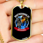 Brotherhood Of First Responders Firefighter Gift Stainless Steel or 18k Gold Dog Tag 24" Chain-Express Your Love Gifts