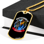 Brotherhood Of First Responders Firefighter Gift Stainless Steel or 18k Gold Dog Tag 24" Chain-Express Your Love Gifts