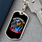 Brotherhood Of First Responders Firefighter Keychain Stainless Steel or 18k Gold Dog Tag Keyring-Express Your Love Gifts