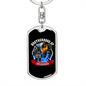 Brotherhood Of First Responders Firefighter Keychain Stainless Steel or 18k Gold Dog Tag Keyring-Express Your Love Gifts