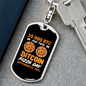 BTC Pizza Crypto Keychain Stainless Steel or 18k Gold Dog Tag Keyring-Express Your Love Gifts