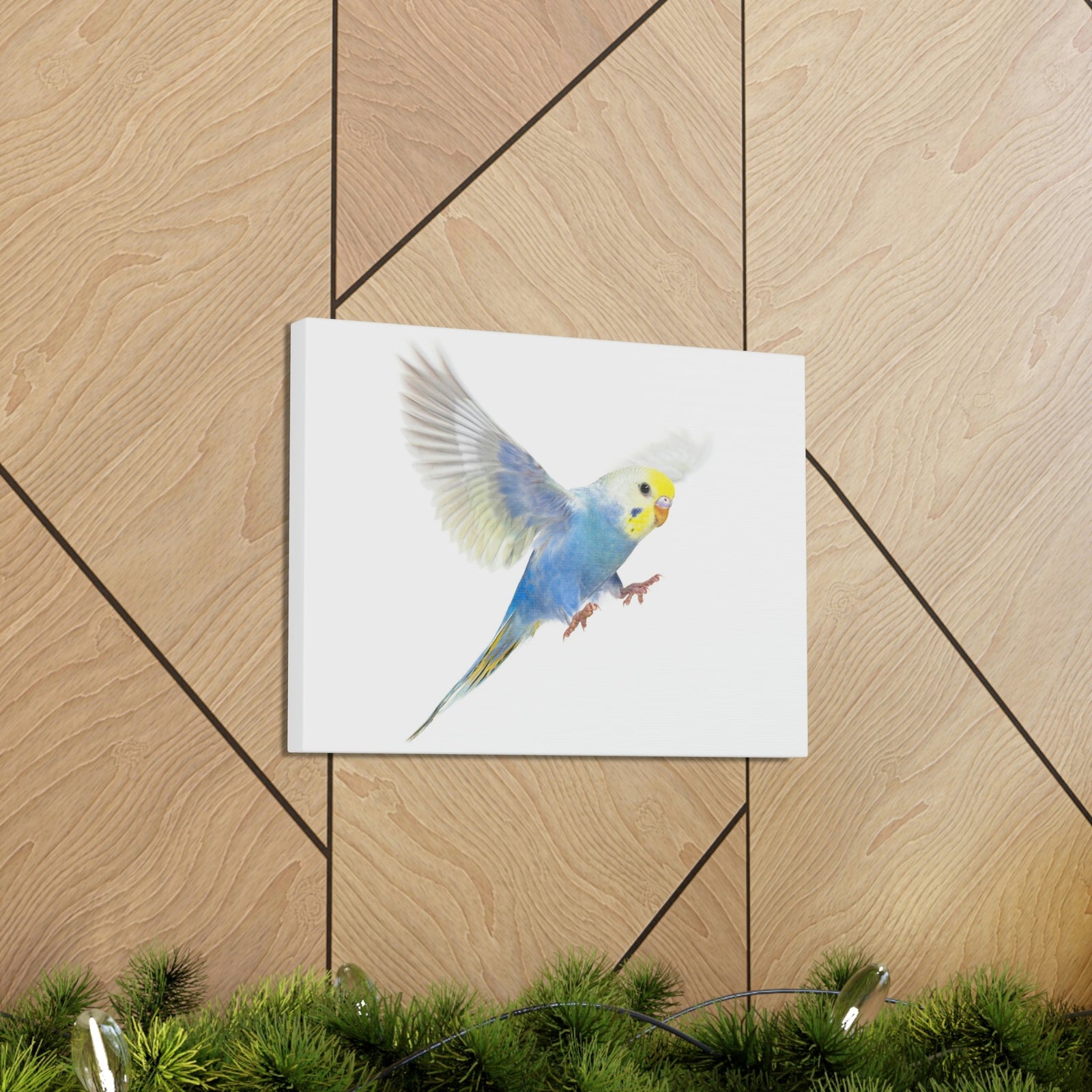 Scripture Walls Budgie Hunting Budgie on Hunt Print Animal Wall Art Wildlife Canvas Prints Wall Art Ready to Hang Unframed-Express Your Love Gifts