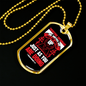 Build One Another 1 Thessalonians 5:11 Necklace Stainless Steel or 18k Gold Dog Tag 24" Chain-Express Your Love Gifts