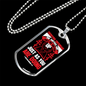 Build One Another 1 Thessalonians 5:11 Necklace Stainless Steel or 18k Gold Dog Tag 24" Chain-Express Your Love Gifts