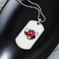 Bull Bitcoin Crypto Necklace Stainless Steel or 18k Gold Dog Tag 24" Chain-Express Your Love Gifts