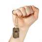 Bulldog Helmet Biker Necklace Stainless Steel or 18k Gold Dog Tag 24"-Express Your Love Gifts