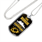 Burgh City of Champions Necklace Stainless Steel or 18k Gold Dog Tag 24" Chain-Express Your Love Gifts