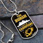 Burgh City of Champions Necklace Stainless Steel or 18k Gold Dog Tag 24" Chain-Express Your Love Gifts