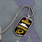 Burgh City of Champions Necklace Stainless Steel or 18k Gold Dog Tag 24" Chain-Express Your Love Gifts