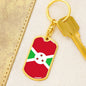 Burundi Flag Keychain Dog Tag Stainless Steel or 18k Gold-Express Your Love Gifts