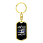 Bustin' Thungs Saving Jugs Keychain Stainless Steel or 18k Gold Dog Tag Keyring-Express Your Love Gifts