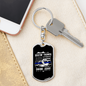 Bustin' Thungs Saving Jugs Keychain Stainless Steel or 18k Gold Dog Tag Keyring-Express Your Love Gifts