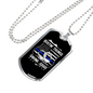 Bustin' Thungs Saving Jugs Necklace Stainless Steel or 18k Gold Dog Tag 24"-Express Your Love Gifts