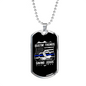 Bustin' Thungs Saving Jugs Necklace Stainless Steel or 18k Gold Dog Tag 24"-Express Your Love Gifts