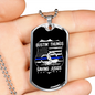 Bustin' Thungs Saving Jugs Necklace Stainless Steel or 18k Gold Dog Tag 24"-Express Your Love Gifts