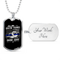 Bustin' Thungs Saving Jugs Necklace Stainless Steel or 18k Gold Dog Tag 24"-Express Your Love Gifts