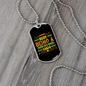 Busy Being A Dog Mam Necklace Stainless Steel or 18k Gold Dog Tag 24" Chain-Express Your Love Gifts