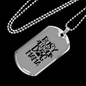 Busy Being a Dog Mama Plain Necklace Stainless Steel or 18k Gold Dog Tag 24" Chain-Express Your Love Gifts