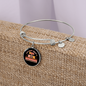 Busy Dog Mom Bracelet Stainless Steel or 18k Gold Circle Bangle-Express Your Love Gifts