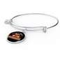 Busy Dog Mom Bracelet Stainless Steel or 18k Gold Circle Bangle-Express Your Love Gifts