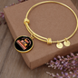 Busy Dog Mom Bracelet Stainless Steel or 18k Gold Circle Bangle-Express Your Love Gifts