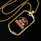 Busy Dog Mom Necklace Stainless Steel or 18k Gold Dog Tag 24" Chain-Express Your Love Gifts