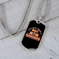 Busy Dog Mom Necklace Stainless Steel or 18k Gold Dog Tag 24" Chain-Express Your Love Gifts