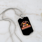 Busy Dog Mom Necklace Stainless Steel or 18k Gold Dog Tag 24" Chain-Express Your Love Gifts
