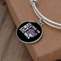But My Cat Bracelet Stainless Steel or 18k Gold Circle Bangle-Express Your Love Gifts