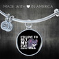 But My Cat Bracelet Stainless Steel or 18k Gold Circle Bangle-Express Your Love Gifts