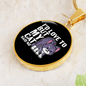 But My Cat Circle Necklace Stainless Steel or 18k Gold 18-22"-Express Your Love Gifts