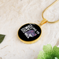 But My Cat Circle Necklace Stainless Steel or 18k Gold 18-22"-Express Your Love Gifts