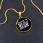 But My Cat Circle Necklace Stainless Steel or 18k Gold 18-22"-Express Your Love Gifts