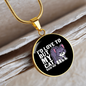 But My Cat Circle Necklace Stainless Steel or 18k Gold 18-22"-Express Your Love Gifts