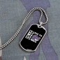 But My Cat Necklace Stainless Steel or 18k Gold Dog Tag 24" Chain-Express Your Love Gifts