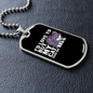 But My Cat Necklace Stainless Steel or 18k Gold Dog Tag 24" Chain-Express Your Love Gifts