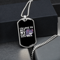 But My Cat Necklace Stainless Steel or 18k Gold Dog Tag 24" Chain-Express Your Love Gifts