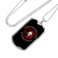 But Saddling Up Anyway Firefighter Gift Stainless Steel or 18k Gold Dog Tag 24" Chain-Express Your Love Gifts