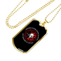 But Saddling Up Anyway Firefighter Gift Stainless Steel or 18k Gold Dog Tag 24" Chain-Express Your Love Gifts