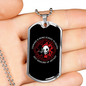 But Saddling Up Anyway Firefighter Gift Stainless Steel or 18k Gold Dog Tag 24" Chain-Express Your Love Gifts