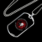 But Saddling Up Anyway Firefighter Gift Stainless Steel or 18k Gold Dog Tag 24" Chain-Express Your Love Gifts