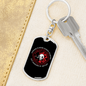 But Saddling Up Anyway Firefighter Keychain Stainless Steel or 18k Gold Dog Tag Keyring-Express Your Love Gifts