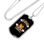 But The Lord 2 Timothy 4:17 Necklace Stainless Steel or 18k Gold Dog Tag 24" Chain-Express Your Love Gifts