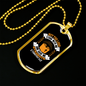 But The Lord 2 Timothy 4:17 Necklace Stainless Steel or 18k Gold Dog Tag 24" Chain-Express Your Love Gifts
